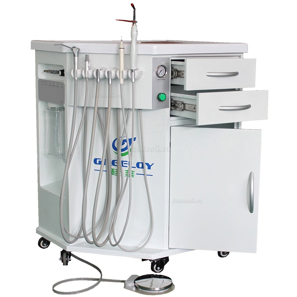 Greeloy®GU-P212 мобильный стоматологический кабинет, построенный в лечение легких ультразвукового скалера 3 в 1